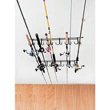 Rack'Em 7009 Overhead 12-Rod Fishing Rod Rack - RackEm  Soporte para caas de pescar 12 caas - Ver 4