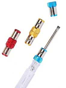 3件套通用磁性螺丝钻头螺丝冲头固定器金属磁性螺丝金属螺丝刀头磁性定位器通用磁性套筒 - 多色 - 查看 7