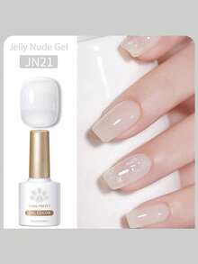 BORN PRETTY 10ml Clear White Long-Lasting Soak-Off UV LED Gel Nail Polish For Home And Nail Salon - Multicolor - View 6