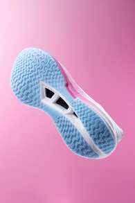 XTEP Breakout Blade | Running Shoes, New Carbon Plate Running Shoes, Lightweight, Comfortable, , Propulsive, Shoes, Sail White/Hairy Moon Blue/Fluorescent Sakura Pink - Sail White/Moonlight Blue/Fluorescent Cherry Pink - View 7