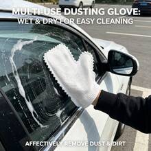 30pcs/10pcs Ultra-Fine Fiber Cleaning Gloves, Wet & Dry Dual-Use Cleaning Gloves, Reusable Anti-Static Dusting Gloves, Suitable For Kitchen, Car, Windows, Keyboard And Household Cleaning - Dust Removal Cloth Gloves - View 14