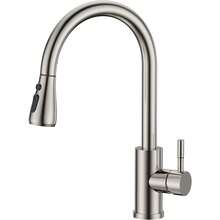 360° Kitchen Sink Mixer Taps Pull Out Spout Spray Single Lever Modern Mono Tap - Multicolor - View 10