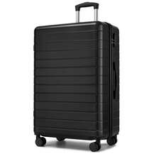 20 Inch 24 Inch 28 Inch Luggage Suitcase Carry On Cabin ABS Spinner Wheels Password Lock Lightweight 3 Piece Set Small Medium Large Holiday Travel - 黑色 - 查看 14