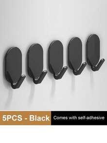 Strong Adhesive Door Back Hook, No Punching Self-Adhesive Hook, Sticky Hook, With Stylish And Practical Light Luxury Wall Mounted Hooks, Adhesive Hooks Heavy Duty Wall Hooks Waterproof Hooks For Hanging Coat, Clothes Hooks, Plants Hooks, Gardening Tools Hooks, Kitchenware, Pans Hooks, Pots Hooks, Utensils Hooks, Spoons Hooks - View 15