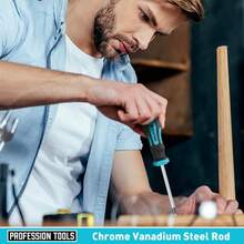 1pc Professional Slotted Screwdriver Set With Cushioned Handle - A - View 4