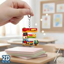 Móc khóa acrylic hình chữ cái TEACHER A-Z kiểu nhung mềm mại, quà tặng cho nam/nữ, quà sinh nhật, quà tặng tiệc tùng, quà lưu niệm. Móc khóa hình chữ cái 2D, quà tặng phẳng, quà tặng cho nam/nữ. - Nhiều màu - Xem 22