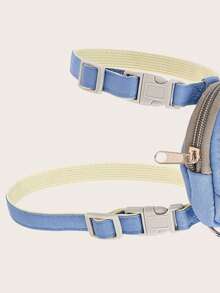 1Set Plush Lion Decoration Pet Backpack Collar And Leash Set - Multicolor - View 10