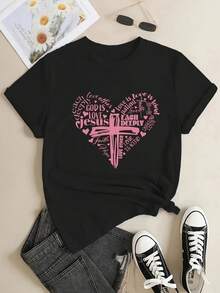 Women T-Shirts - Black - View 6