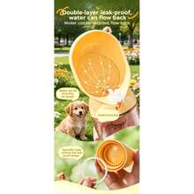 Cốc và bát đựng thức ăn kiêm nước uống di động đa năng cho chó, cốc 2 trong 1 dùng khi dắt chó đi dạo. - Nhiều màu - Xem 5