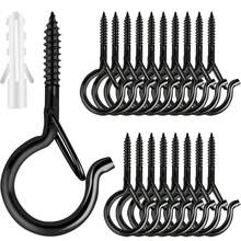 10/20/50pcs Spring Hook And Loop Fastener - Anti-Fall Question Mark Bonsai Pendant Lamp Hanging Basket Hook - Windproof Spring Hook - Multicolor - View 8