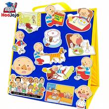 hoojojo 16pcs David Gets In Trouble Felt Story Set, Early Learning Storytelling Props, Preschool Teaching Supplies, Classroom Interactive Educational Games, Back To School Gift - Multicolor - View 2