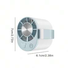 Portable Neck Fan, Wearable Waist Fan With 3 Speed Adjustable, USB Rechargeable Dual Power Supply For Outdoor Camping Hiking Work, Summer Cooling Personal Fan - Multicolor - View 4
