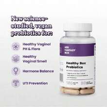 Healthy Box Probiotics – 150B CFU – Supports Vaginal PH, Odor Control, PMS & UTI – 30 Caps – Hormonal Balance - 3 chai - Xem 2