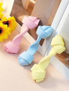 1pc Pet Chew Toy, Bone-Shaped Toy, Suitable For Dogs To Grind Teeth And Self-Entertain, Releases Dog's Natural Instincts - Multicolor - View 3