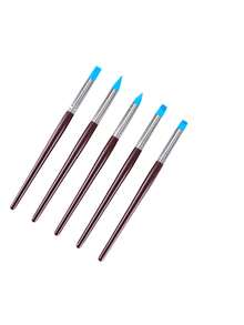 5pcs/10pcs/25pcs/30pcs Silicone Sculpting Tool Set: Rubber Tip Silicone Brushes, Suitable For Painting, Clay Modeling, Sculpting, Carving And Fingerprint Removal - Multiple Styles - View 8