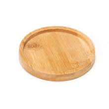 7/6/4/1pc Bamboo Coasters, Multiple Shape Designs, Round, Square, Heart, Hexagon Coasters, Suitable For Coffee Cups, Flower Pots, Wine Glasses, Beverage Trays, Creative Handmade Trays, Home, Office And Other Desktop Decoration (Note: This Product Is Made Of Bamboo Material, Surface Patterns And Textures May Slightly Differ From The Image) - Multicolor - View 13
