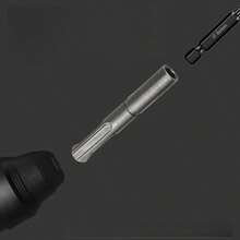 2pcs Dual Slot Hex Shank Screwdriver Bit Adapter, Nut Impact Driver Adapter, Quick Change Drill Bits, Suitable For Electric Hammer And Impact Drill - 2Pcs - View 3