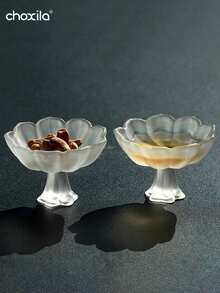 1pc Lotus Shaped Dessert Cup/Bowl, Snack Bowl, Condiment Dish - Lotus Cup - View 4