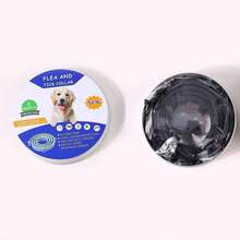 1 chiếc vòng cổ chống bọ chét, ve và chấy cho thú cưng, có thể điều chỉnh kích thước, không mùi, không nhờn, chống thấm nước, diệt bọ chét, ve và ấu trùng. - màu đen - Xem 7