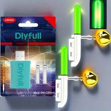 New Fishing Rod Tip Light + CR425 LIR425 Rechargeable Battery Charger Set, Suitable For Night Electronic Fishing, Can Be Used For Fish Hook Detection, Changing Rod Tip, Casting, Sea Fishing Rod, Fluorescent Glow Stick And Shore Fishing Alarm Illuminated Float Set. - Multicolor - View 11