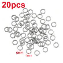 20 buah Cincin Lompat Tertutup Stainless Steel, Konektor Cincin Putar Cocok untuk Aksesoris Pembuatan Perhiasan DIY - Cincin baja tahan karat - View 39
