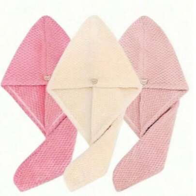 1/3 chiếc khăn trùm tóc bằng sợi microfiber, mũ trùm tóc, khăn quấn tóc cao cấp nhanh khô, siêu thấm hút, cực mềm mại và thoải mái dành cho tóc xoăn, xơ rối, hư tổn, đồ dùng cần thiết cho phòng tắm, nhà cửa, du lịch, phòng tập thể dục (Bộ nhiều màu) Trang trí nhà cửa, phòng tắm, mũ trùm tóc mùa hè