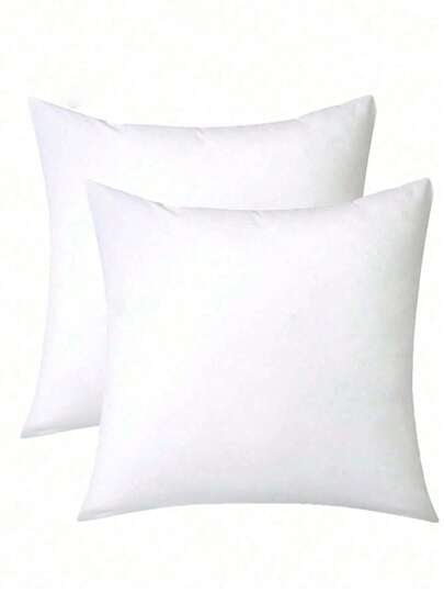 45*45cm Super Comfortable & Soft Square Pillow Insert - Plush & Cozy Filling, Suitable For Bedroom, Living Room And Hotel Use - Standalone, High Elasticity, Luxurious Style [Pillow Cover Not Included]