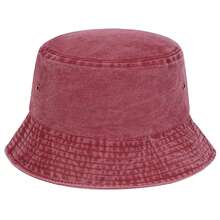 1 buah Topi Bucket Denim Vintage Polos Pria, Topi Nelayan Modis, Kasual untuk Acara Musim Semi/Gugur, Perjalanan, Pantai, Pesta - beraneka warna - View 14