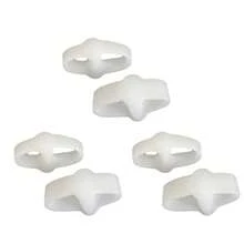 3 Pairs Big Omega Shaped Toe Separator, Double Hole Toe Divider Unisex - Multicolor - View 11