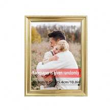 1pc Gold/Silver Photo Frame, Fits 3.5x5", 4x6", 5x7", 6x8", 8x10" Photos, Horizontal Or Vertical Display, Ideal Home Decor For Living Room, Study, Hallway - 1PC - View 20