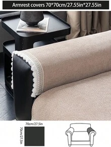 1 vỏ đệm sofa vải nhung mềm mại dùng được cả bốn mùa, kiểu dáng hiện đại tối giản, chống trượt, chống bụi và có thể giặt được, thoáng mát và mềm mại, không phai màu, thân thiện với thú cưng, phù hợp với sofa hình chữ L và sofa 1/2/3/4 chỗ ngồi cho phòng ngủ, văn phòng, phòng khách. - Màu Khaki - Xem 17