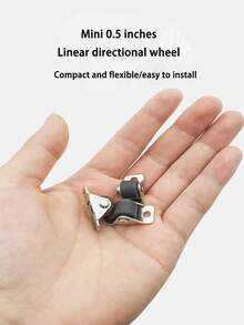 4/8pcs Tatami Drawer Casters, 1 Inch Silent Small Wheel, Furniture Straight Line Casters, Directional Wheels - Tatami - View 2