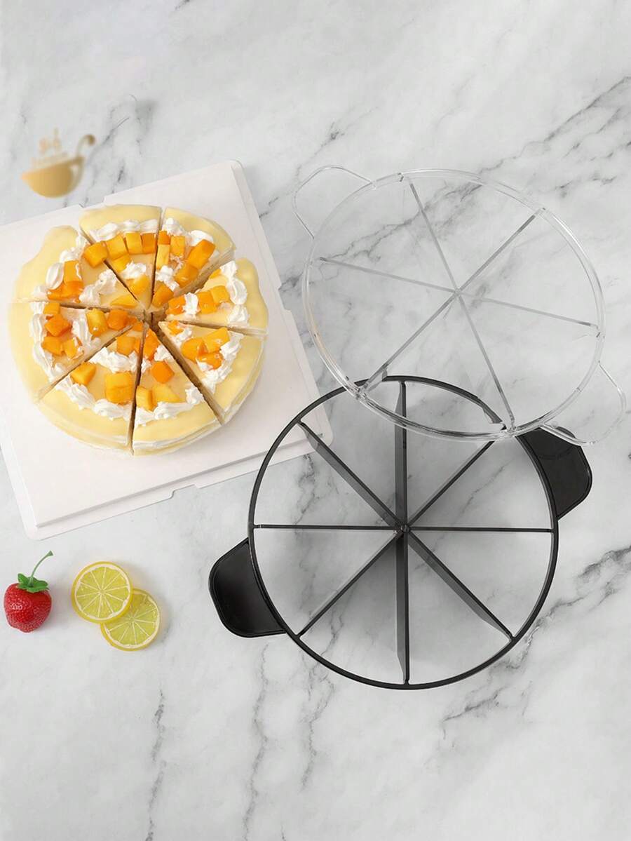 1pc Round Divider, Used To Cut Into Uniform Blocks. Cheese/Dessert Cutting Tool. Time-Saving Household Baking Tool. Dishwasher , No Power Required.