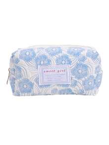 Retro Large-Capacity Pencil Case, Creatively Decorated With Floral And Heart Prints, A Stylish Desktop Accessory And Storage Bag, For Storing Study Stationery And Office Supplies - Single Piece - View 17