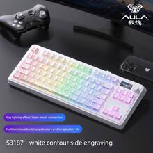 AULA AILA S3187 Tri-Mode Keyboard: Wireless Bluetooth Keyboard With Wired Mechanical Feel, Ideal For Computers, Laptops, Gaming, And Office Use. - View 16