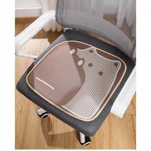 Summer Breathable Ice Silk Seat Cushion, Office Chair Pad, Anti-Sweat Buttocks Pad - Single - View 3