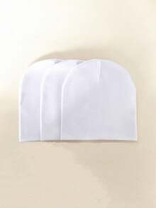 3pcs Kids Solid Beanie For Daily Life - White - View 6