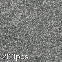 50-200个不锈钢闭合开口圈，银色和金色，DIY珠宝制作材料，适用于项链、耳环、串珠配件 - diy - 查看 10
