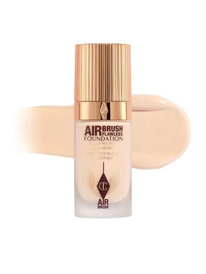 Charlotte Tilbury كريم أساس شارلوت تيلبوري إيربرش فلوليس طويل الأمد # 2 نيوترال 30 مل/1 أونصة | تغطية كاملة، كريم أساس طويل الأمد لإنهاء مثالي بدون عيوب | ارتداء لمدة 24 ساعة مع إنهاء مطفي بدون وزن | ينعم ويخفي العيوب