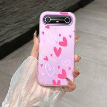 携帯電話電話ケース： SPARK Slim/Spark 10/POVA 7 Ultra/Spark 40に適した携帯ケース。 TPU+PP作るの2-in-1マカロンカラーのゼリーのような手のタッチりのケース、豪華でスタイリッシュな軽量保護カバー、新鮮なやかなピンクのハートタイププリント。 - グリーン - チェックする 6