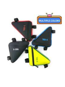 Bolsa triangular para bicicleta, bolsa de cuadro de bicicleta de montaña de liberación rápida, bolsa de manillar frontal, accesorios de ciclismo - Multicolor - Ver 3
