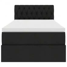 vidaXL Aufbewahrungsbett Mit Matratze Mit Matratze Schwarz 90 X 200 Cm - Noir - Voir 7