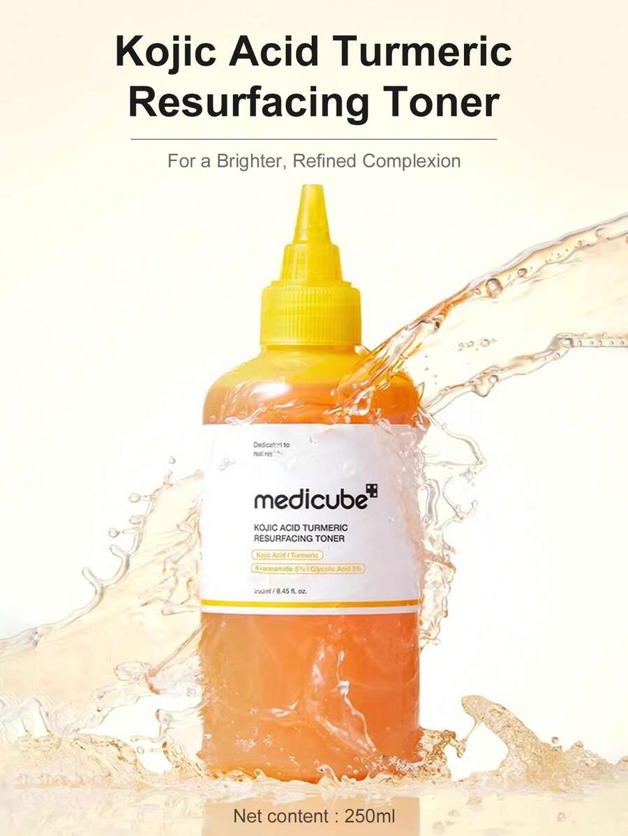 Medicube 小蘇打薑黃酸平滑化妝水 | 輕盈化妝水,平衡不均膚色與膚質 | 菸鹼醯胺、甘醇酸打造透明玻璃肌 | 250ml - 麴酸薑黃爽膚水 - 查看 1