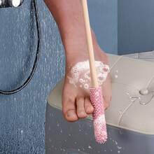 Bàn chải làm sạch ngón chân, dụng cụ chăm sóc chân thiết yếu, bàn chải nhỏ gọn với lông bền, chất liệu hợp vệ sinh, dụng cụ làm móng chân, dành cho người yêu thích làm đẹp, vật dụng không thể thiếu để chăm sóc bản thân. Bàn chải làm sạch kẽ ngón chân bằng cao su mềm. - Nhiều màu - Xem 5