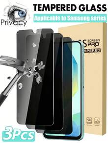 3片装 - Galaxy A16 5G 隐私钢化玻璃屏幕保护膜，9H硬度，黑色，隐私保护，无气泡，易于安装，防刮花，适用于 Galaxy A56/A36/A26/A16/A15/A25/A35/A55/A05s/A05/A14/A24/A34/A54/A04e/A04/A04s/A13/A23/A03/A57/A17 手机配件，手机壳 - 黑色 - 查看 37
