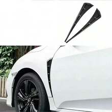 Bộ 2 miếng ốp sườn xe hơi họa tiết sợi carbon bóng, phù hợp với Civic thế hệ thứ 10, bên trái và bên phải, miếng dán trang trí chống mài mòn, dễ dàng lắp đặt bằng keo tự dính, tăng cường vẻ ngoài thể thao cho xe, phụ kiện trang trí thân xe đa năng, phụ kiện ngoại thất bền nhẹ phù hợp cho xe sedan. - nhiều màu - Xem 5
