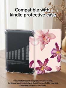 Ayotu Orchid Pattern Tablet And Kindle E-Book, Compatible With 10th Geration, 11/4th/7th/9. Inches, Compatible With Tab A9 Plus, Kindle (11th Geration -2024 Version) (6 Inches) Kindle Paperwhite 12th G 2024, It's A Great Holiday With Stylish And Simple Patterns. . Holiday Accessories. - Visa 9