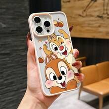 Inspired By A Minimalist "Macaron" Aesthetic, This Disney Chip 'n' Dale-Themed Phone Case Features An Exquisite And Elegant Design. The Case Is Equipped With Shock-Absorbing Bumpers For Drop Protection And Supports Magnetic Charging Functionality. Compatible With The IPhone17 Pro Max/17 Pro/17 Air/17, 16, 15, 14, 13, 12, 11 Pro Max, X, XR, And XS Max Series, As Well As The SamsungS22/23/24/25 Series, It Makes For An Ideal Holiday Gift For Friends And Family. - 淺灰色 - 查看 8