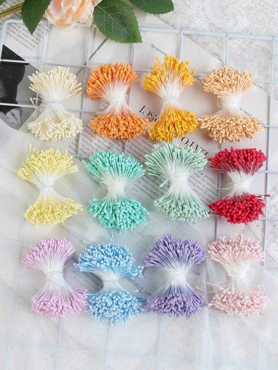 1 nhụy hoa nhân tạo 2,36 inch, không cần pin, thích hợp cho đám cưới, Giáng sinh, cắm hoa, may vá DIY, trang trí hoa, hoa nhân tạo, trang trí đám cưới và đồ thủ công mỹ nghệ - Trang trí hoa tại nhà - Chất liệu nhựa, đồ thủ công Giáng sinh, trang trí trang nhã - Không kèm hộp đựng, không kèm nguồn điện