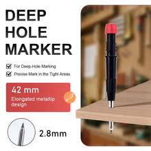5pcs High Quality Carpenter Pencils, Able To Leave Deep Marks, Built-In Sharpener, Clip Included. Suitable For Woodworkers And Construction Workers. - Multicolor - View 4